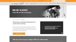 
                            5. Online Manufacturing Training Courses | Tooling U-SME