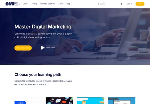 
                            6. Online Marketing Institute: Digital Marketing Training