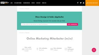 
                            8. Online Marketing Mitarbeiter (m/w) - JOB-BUTLER GmbH, Bochum ...