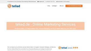 
                            2. Online Marketing Services: Datengesteuert & Zielgruppengerecht - teliad