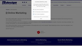 
                            7. Online Marketing – ZDdesign Media Services