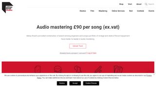 
                            1. Online Mastering - Abbey Road Studios