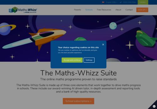 
                            5. Online Maths Service for Schools | Whizz Education - Math Whizz