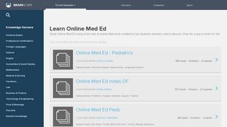 
                            10. Online Med Ed Flashcards & Quizzes | Brainscape