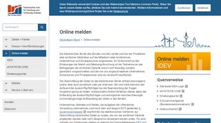 
                            3. Online melden - Statistikamt Nord