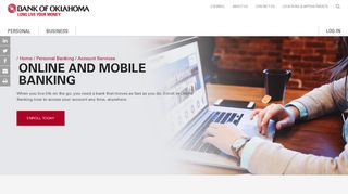 
                            2. Online & Mobile Banking - Bank of Oklahoma