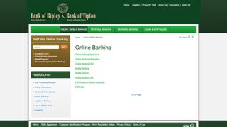 
                            11. Online / Mobile Banking - Bank of Ripley