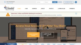 
                            2. Online Mobile Banking | Citadel