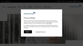 
                            2. Online & Mobile Banking - Credit Suisse