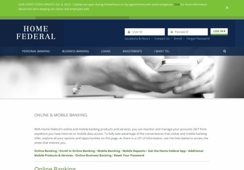 
                            9. Online & Mobile Banking | Home Federal Savings Bank