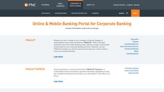 
                            3. Online & Mobile Banking Portal for Corporate Banking | PNC