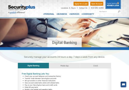 
                            7. Online & Mobile Banking | Securityplus Federal Credit Union