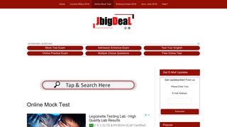 
                            4. Online Mock Test - JbigDeaL