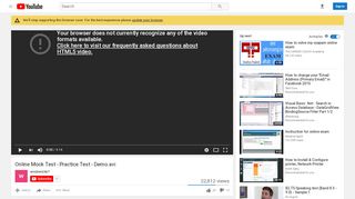 
                            7. Online Mock Test - Practice Test - Demo.avi - YouTube
