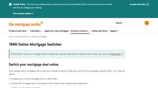 
                            7. Online Mortgage Switcher | TMW Direct - The Mortgage Works