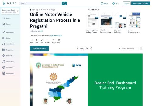 
                            5. Online Motor Vehicle Registration Process in e Pragathi | Qr Code ...