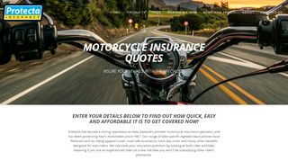 
                            5. Online Motorcycle Insurance Quotes - Protecta Insurance NZ