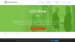 
                            7. Online New Zealand tax software for accountants | CCH iFirm Tax