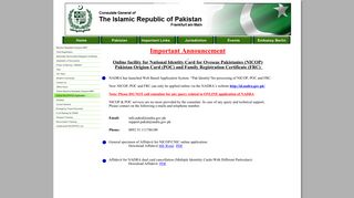 
                            2. Online NICOP/POC Application - Consulate General of Pakistan