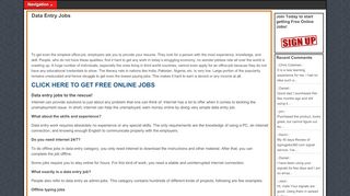 
                            3. Online & Offline Data Entry Jobs with free registration - Elance360