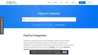 
                            8. Online order forms with PayFast integration | 123FormBuilder