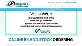 
                            7. Online Ordering - Optogenics