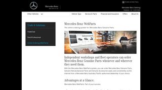 
                            7. Online Ordering (WebParts): Mercedes-Benz Mercedes-Benz Geelong ...