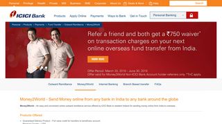 
                            3. Online Outward Money Transfer - ICICI Bank
