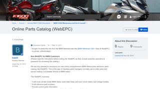 
                            10. Online Parts Catalog (WebEPC) - BMW K1600 Forum : BMW K1600 GT and ...