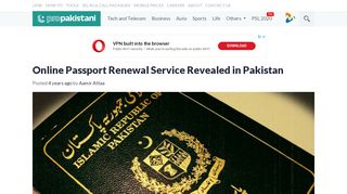 
                            9. Online Passport Renewal Service Revealed in Pakistan - ...