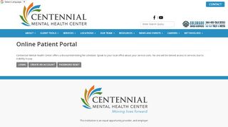 
                            9. Online Patient Portal - Centennial Mental Health Center