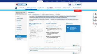 
                            9. Online Payment of Taxes to the Government of Karnataka at HDFC Bank