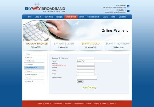 
                            1. Online Payment - Skyway Broadband - Your reliable internet