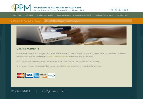 
                            3. Online Payments | Property Management | PPM