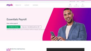 
                            2. Online Payroll Software for Small Business | Essentials Payroll | MYOB