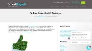 
                            6. Online Payroll with Datacom - Smart Payroll