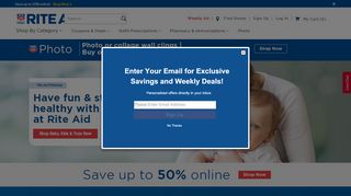 
                            9. Online Pharmacy and Store | Rite Aid - With Us It's Personal