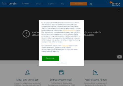 
                            4. Online-Plattform meinverein.de | WISO Mein Verein - Buhl