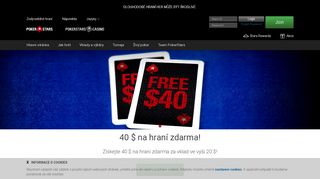 
                            4. Online poker – Hrajte pokerové hry na PokerStars.cz