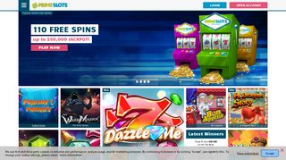 
                            3. Online Pokies Casino Games - 110 FREE Spins | Prime Slots