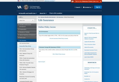 
                            7. Online Policy Access - Veterans Benefits Administration - VA.gov