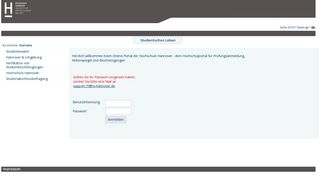 
                            1. Online-Portal der Hochschule Hannover Qispos