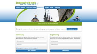 
                            5. Online-Portal der Stadtwerke Rinteln