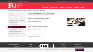 
                            6. Online-Portal für Studierende | Sigmund Freud PrivatUniversität