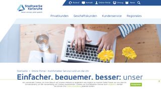 
                            3. Online Portal - Stadtwerke Karlsruhe