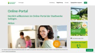 
                            2. Online-Portal - Stadtwerke Solingen