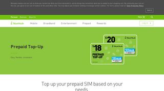 
                            2. Online Prepaid Top-Up | StarHub Mobile