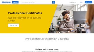 
                            12. Online Professional Certificate Programs | Coursera