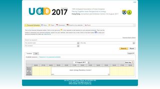 
                            12. Online Programme - UAA 2017 - MCI