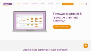 
                            5. Online Project & Resource Planning Software van Timewax